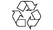 General symbol for recovery/recyclable