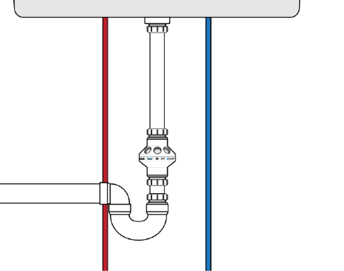 drain under sink